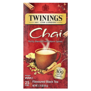 Ароматизированный черный чай, чай, 25 чайных пакетиков, 50 г (1,76 унции) — Twinings