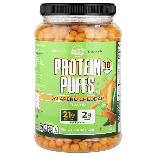 twp79601_v_24.jpg Twin Peaks Ingredients, Protein Puffs, халапеньо и чеддер, 300 г (10,6 унции)