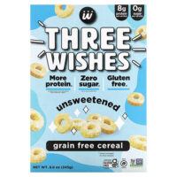 Хлопья без злаков, несладкие, 245 г (8,6 унции) — Three Wishes