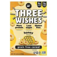 Хлопья без злаков, мед, 245 г (8,6 унции) — Three Wishes