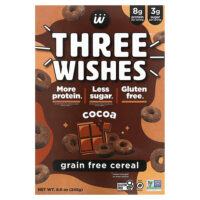 Хлопья без злаков, какао, 245 г (8,6 унции) — Three Wishes