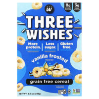 Хлопья без злаков, ваниль, 245 г (8,6 унции) — Three Wishes