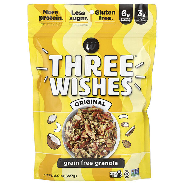 tws81352_v_2.jpg Гранола без злаков, оригинальная, 227 г (8 унций) — Three Wishes