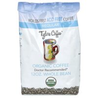 Органический кофе, обычный, цельные зерна, 12 унций — Tylers Coffees