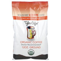 Органический кофе, без кофеина, молотый, 12 унций — Tylers Coffees