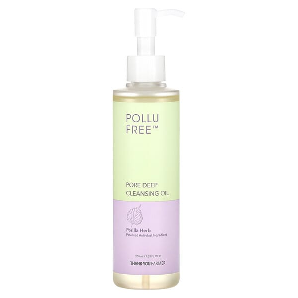tyf98190_v_9.jpg Pollufree, масло для глубокого очищения пор, 200 мл (7,03 жидк. унции) — Thank You Farmer