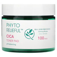 Phyto Relief, тонизирующие диски с центелла, 100 шт., 210 мл (7,39 жидк. унции) — Thank You Farmer