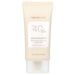 Sun Project, минеральное солнцезащитное средство с рисовым оттенком, SPF40, 50 мл (1,69 жидк. Унции) — Thank You Farmer