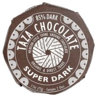 Диски из темного шоколада, суперчерный, 2 шт., 77 г (2,7 унции) — Taza Chocolate