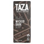95% темный шоколад, вкусный темный, 70 г (2,5 унции) — Taza Chocolate