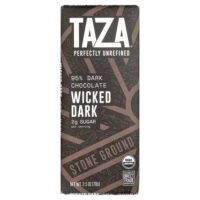 95% темный шоколад, вкусный темный, 70 г (2,5 унции) — Taza Chocolate
