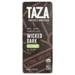95% Dark Chocolate, Wicked Dark, Coconut, 2.5 oz (70 g) — Taza Chocolate