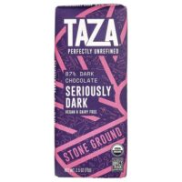 87% Dark Chocolate, Seriously Dark, 2.5 oz (70 g) — Taza Chocolate