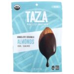 миндаль в шоколаде, 55% какао, 99 г (3,5 унции) — Taza Chocolate