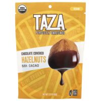 фундук в шоколадной глазури, 55% какао, 99 г (3,5 унции) — Taza Chocolate