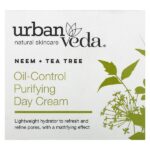 Urban Veda, очищающий дневной крем для контроля жирности кожи, ним и чайное дерево, 50 мл (1,7 жидк. унции) — изображение 2