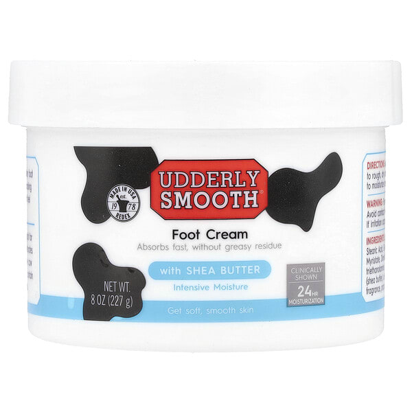 udd71408_v_34.jpg Udderly Smooth, Крем для ног с маслом ши, 227 г (8 унций)