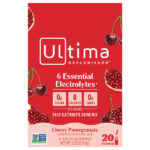 Electrolyte Mix, вишня и гранат, 20 пакетиков по 3,4 г (0,12 унции) — Ultima Replenisher