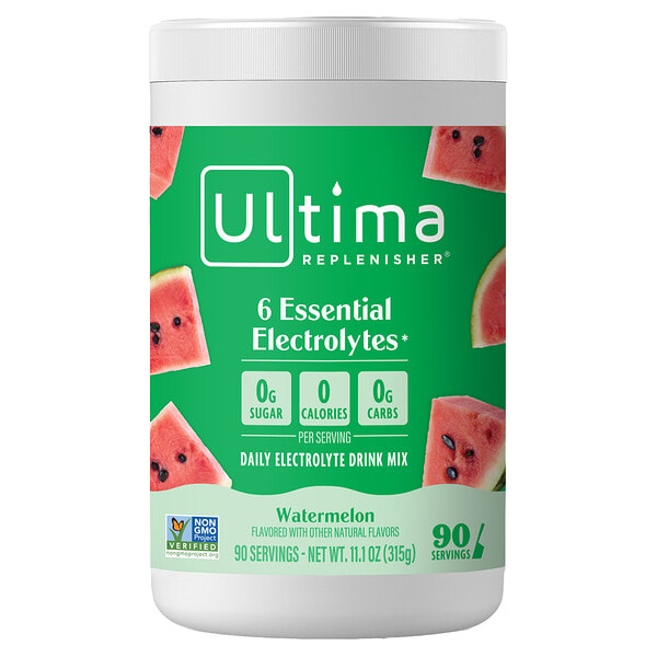 uhp42023_v_16.jpg Смесь электролитов, арбуз, 315 г (11,1 унции) — Ultima Replenisher