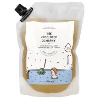 Kids, Shiny Shampoo + Wash, заправка, без отдушек, 1 л (33,8 жидк. Унции) — The Unscented Company