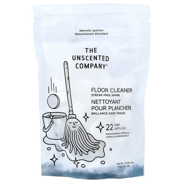 unc00038_v_2.jpg Средство для мытья полов, 22 таблетки, 116 г (4,1 унции) — The Unscented Company