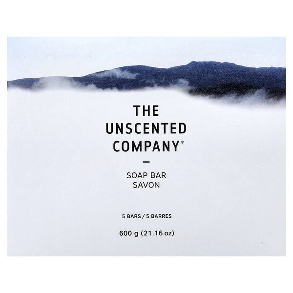 unc85783_v_18.jpg Мыло, без отдушек, 5 шт., 600 г (21,16 унции) — The Unscented Company