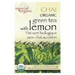 Imperial Organic, зеленый чай с лимоном, 18 чайных пакетиков, 32,4 г (1,14 унции) — Uncle Lee's Tea