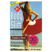 Body Slim Dieter Tea, клюква, 30 чайных пакетиков, 60 г (2,12 унции) — Uncle Lee's Tea