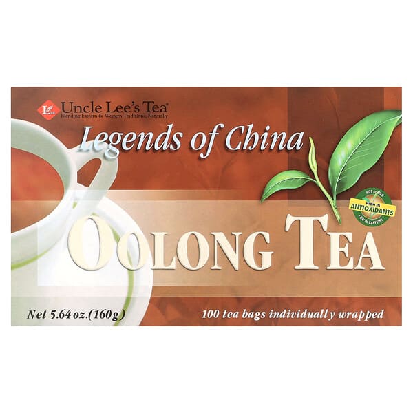 unl00062_v_14.jpg Legends of China, чай улун, 100 чайных пакетиков, 160 г (5,64 унции) — Uncle Lee's Tea