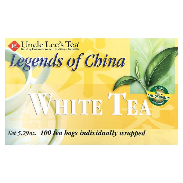 unl00066_v_37.jpg Legends of China, белый чай, 100 чайных пакетиков, 150 г (5,29 унции) — Uncle Lee's Tea