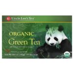 органический зеленый чай, 100 чайных пакетиков, 160 г (5,64 унции) — Uncle Lee's Tea