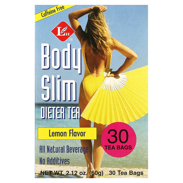 unl29932_v_41.jpg Body Slim Dieter Tea, Lemon, без кофеина, 30 чайных пакетиков, 60 г (2,12 унции) — Uncle Lee's Tea