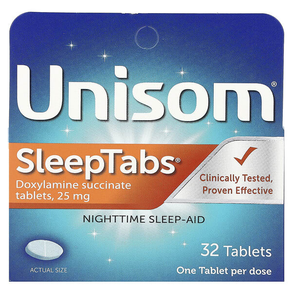 unm00609_v_18.jpg Unisom, SleepTabs, ночное средство для сна, 32 таблетки