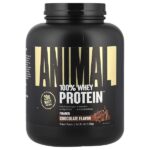 100% Whey Protein™, сывороточный протеин в порошке, шоколадная помадка, 1,81 кг (4 фунта) — Animal