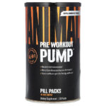 Pre Workout Pump, предтренировочный комплекс, пакетики с таблетками, 30 пакетиков — Animal