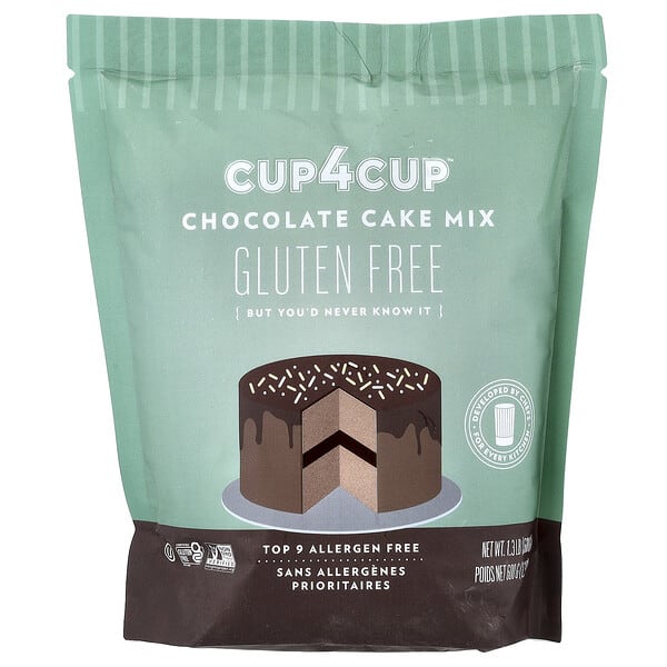 upu00332_v_2.jpg смесь для шоколадного торта, без глютена, 600 г (1,3 фунта) — Cup4Cup