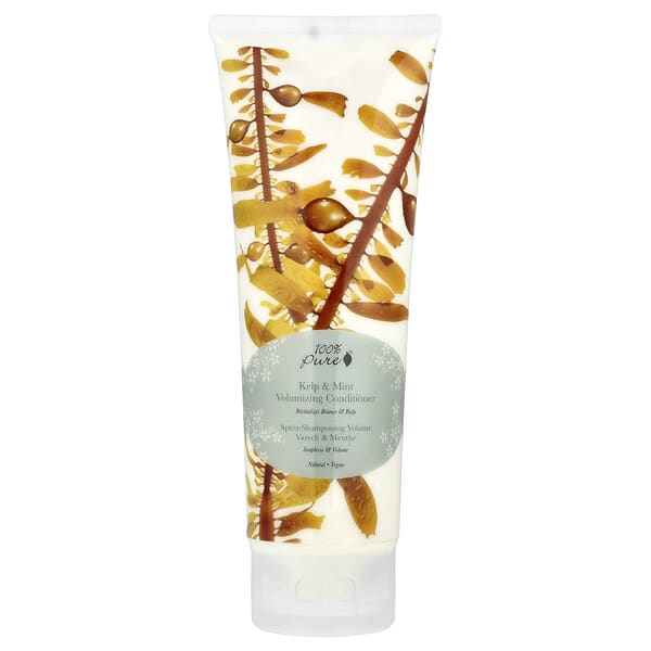 ure10189_v_9.jpg 100% PURE, Кондиционер для увеличения объема Kelp & Mint, 236 мл (8 жидк. Унций)