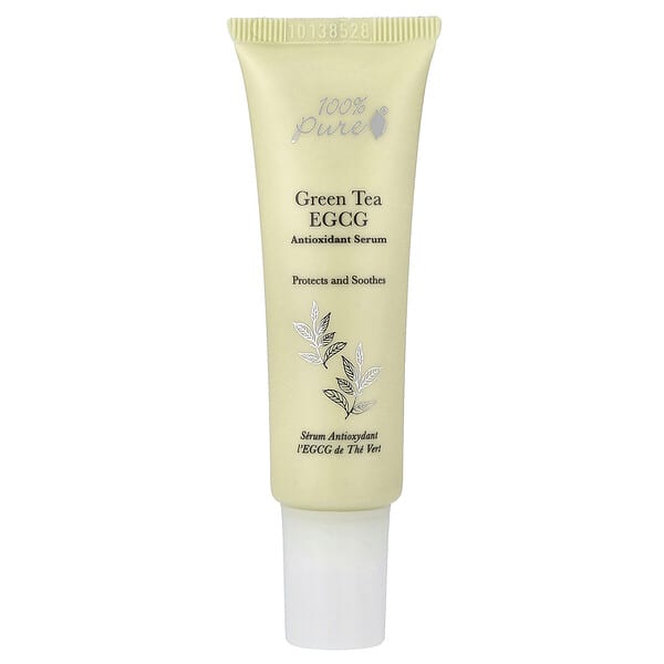 ure10198_v_58.jpg 100% PURE, сыворотка с антиоксидантами и зеленым чаем (EGCG), 30 мл (1 жидк. унция)
