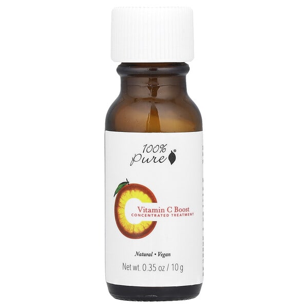 ure10880_v_19.jpg 100% PURE, Витамин C Boost, 10 г (0,35 унции)