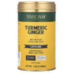 смесь для латте, куркума и имбирь, без кофеина, 100 г (3,53 унции) — VAHDAM India
