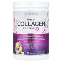 Multi Collagen Protein +, розовый лимонад, 276 г (9,7 унции) — Vitauthority