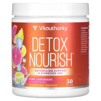 Detox Nourish, розовый лимонад, 310 г (10,9 унции) — Vitauthority