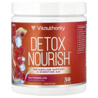 Detox Nourish, добавка для поддержки пищеварения, арбуз, 310 г (10,9 унции) — Vitauthority