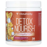 Detox Nourish, апельсин и ананас, 300 г (10,6 унции) — Vitauthority