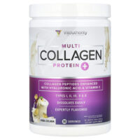 Multi Collagen Protein +, пина-колада, 282 г (9,94 унции) — Vitauthority