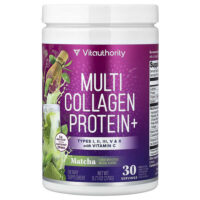 Collagen Protein+, мультиколлагеновый протеин, матча, 276 г (9,73 унции) — Vitauthority