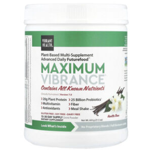 Maximum Vibrance®, версия 7.0, ваниль, 610 г (21,5 унции) — Vibrant Health