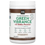 Green Vibrance® +25 млрд пробиотиков, версия 21.0, со вкусом шоколада и кокоса, 350 г (12,35 унции) — Vibrant Health