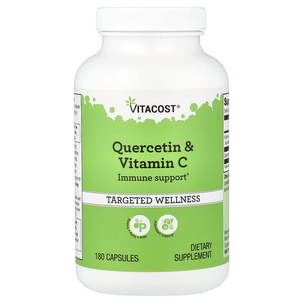 vcb00035_v_10.jpg Quercetin & Vitamin C, 180 Capsules — Vitacost