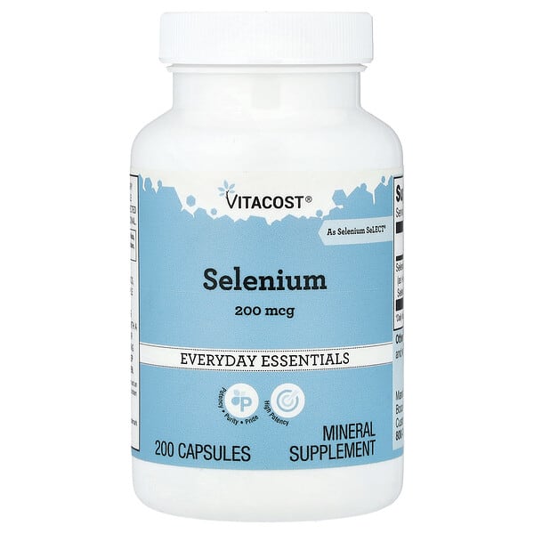 vcb00043_v_10.jpg Selenium SeLECT®, 200 mcg, 200 Capsules — Vitacost